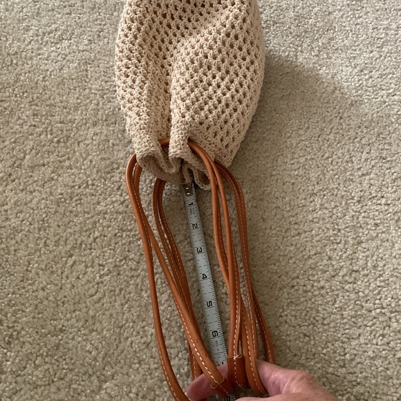 Ralph Lauren Crochet Small Bucket Bag Made In Italy NWOT - Picture 9 of 17